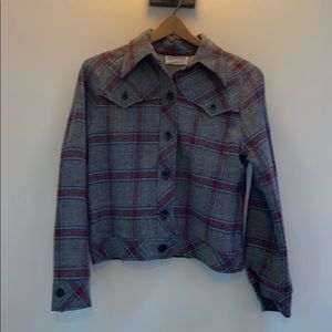 Vintage Junior House Plaid Jacket